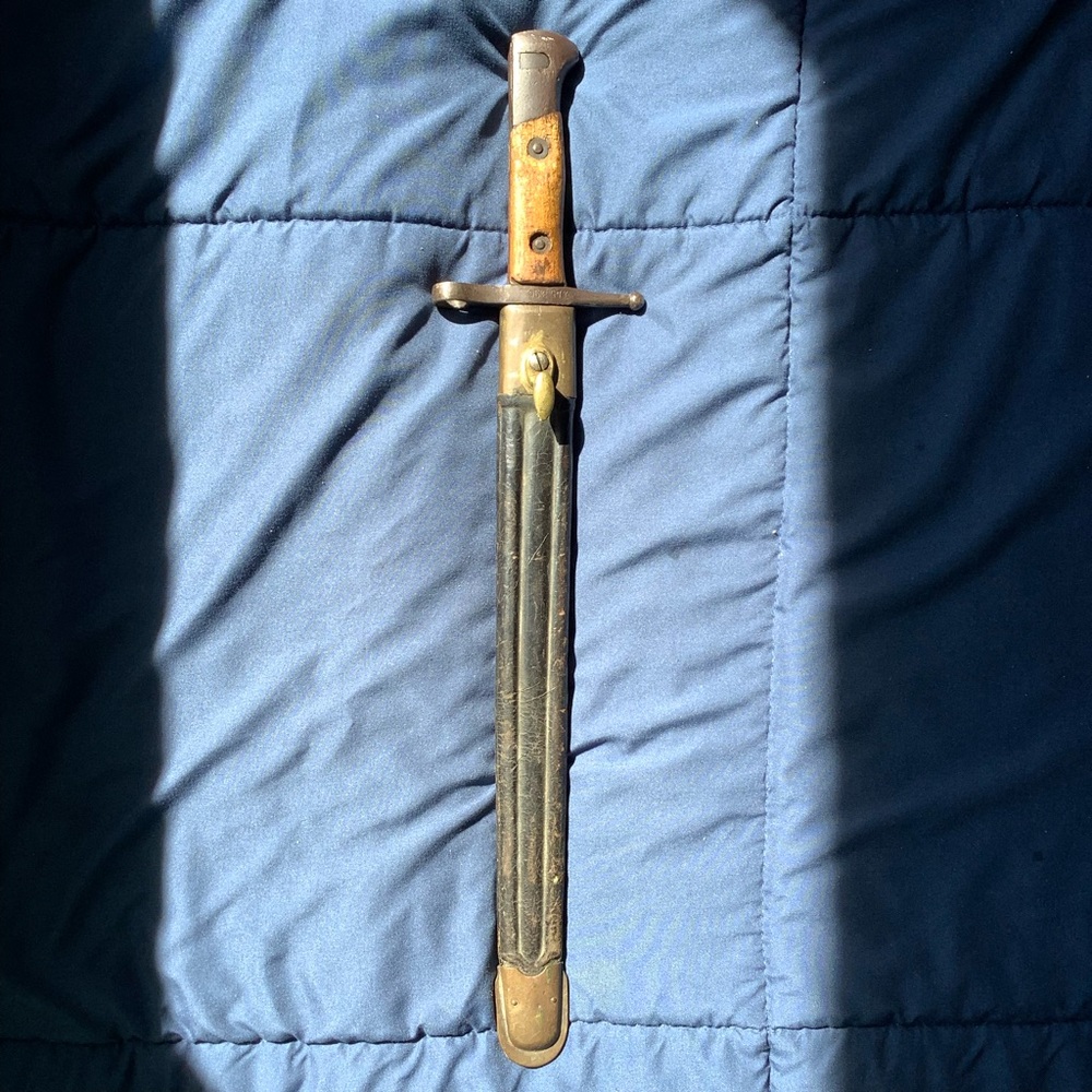 Vintage Italian WWI/WWII Terni Bayonet